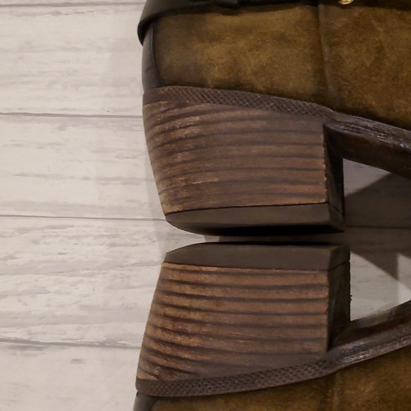 Pikolinos | Baqueira Suede Ankle Booties| Olive Brown | Sz 40 (9) - Picture 11 of 16